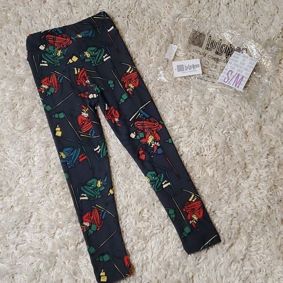 LULAROE Kids Christmas/Holiday Leggings - S/M - Picture 5 of 6